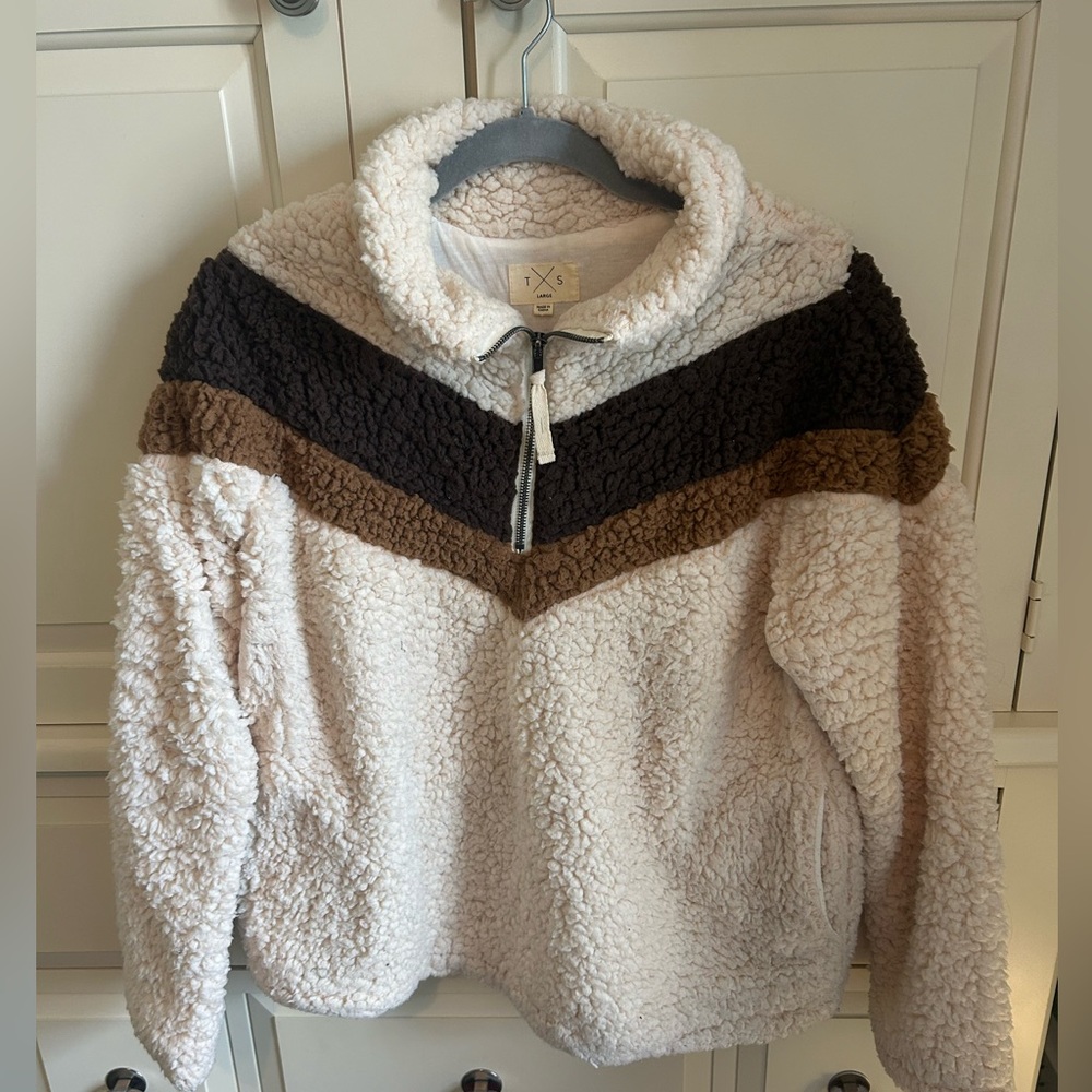 Women’s half zip Sherpa
